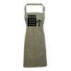 PR154 Premier Grembiule con pettorina e tasca frontale 65% poliestere 35% cotone 195gr Thumbnail