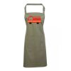 PR154 Premier Grembiule con pettorina e tasca frontale 65% poliestere 35% cotone 195gr Thumbnail