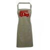 PR154 Premier Grembiule con pettorina e tasca frontale 65% poliestere 35% cotone 195gr Thumbnail