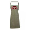 PR154 Premier Grembiule con pettorina e tasca frontale 65% poliestere 35% cotone 195gr Thumbnail