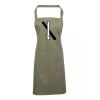 PR154 Premier Grembiule con pettorina e tasca frontale 65% poliestere 35% cotone 195gr Thumbnail