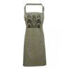 PR154 Premier Grembiule con pettorina e tasca frontale 65% poliestere 35% cotone 195gr Thumbnail