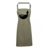 PR154 Premier Grembiule con pettorina e tasca frontale 65% poliestere 35% cotone 195gr Thumbnail