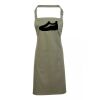 PR154 Premier Grembiule con pettorina e tasca frontale 65% poliestere 35% cotone 195gr Thumbnail