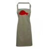 PR154 Premier Grembiule con pettorina e tasca frontale 65% poliestere 35% cotone 195gr Thumbnail