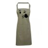 PR154 Premier Grembiule con pettorina e tasca frontale 65% poliestere 35% cotone 195gr Thumbnail