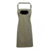 PR154 Premier Grembiule con pettorina e tasca frontale 65% poliestere 35% cotone 195gr Thumbnail