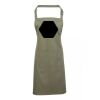 PR154 Premier Grembiule con pettorina e tasca frontale 65% poliestere 35% cotone 195gr Thumbnail
