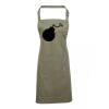 PR154 Premier Grembiule con pettorina e tasca frontale 65% poliestere 35% cotone 195gr Thumbnail