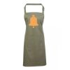 PR154 Premier Grembiule con pettorina e tasca frontale 65% poliestere 35% cotone 195gr Thumbnail