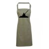 PR154 Premier Grembiule con pettorina e tasca frontale 65% poliestere 35% cotone 195gr Thumbnail