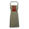 PR154 Premier Grembiule con pettorina e tasca frontale 65% poliestere 35% cotone 195gr Thumbnail