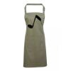PR154 Premier Grembiule con pettorina e tasca frontale 65% poliestere 35% cotone 195gr Thumbnail