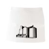 MI003 Colore Italiano Grembiule corto senza tasche 65% poliestere 35% cotone 195gr Thumbnail