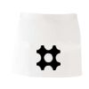 MI003 Colore Italiano Grembiule corto senza tasche 65% poliestere 35% cotone 195gr Thumbnail