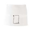 MI003 Colore Italiano Grembiule corto senza tasche 65% poliestere 35% cotone 195gr Thumbnail