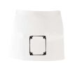 MI003 Colore Italiano Grembiule corto senza tasche 65% poliestere 35% cotone 195gr Thumbnail