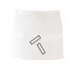 MI003 Colore Italiano Grembiule corto senza tasche 65% poliestere 35% cotone 195gr Thumbnail