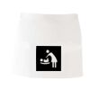 MI003 Colore Italiano Grembiule corto senza tasche 65% poliestere 35% cotone 195gr Thumbnail