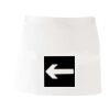 MI003 Colore Italiano Grembiule corto senza tasche 65% poliestere 35% cotone 195gr Thumbnail