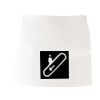 MI003 Colore Italiano Grembiule corto senza tasche 65% poliestere 35% cotone 195gr Thumbnail