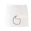 MI003 Colore Italiano Grembiule corto senza tasche 65% poliestere 35% cotone 195gr Thumbnail