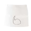 MI003 Colore Italiano Grembiule corto senza tasche 65% poliestere 35% cotone 195gr Thumbnail
