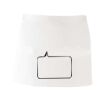 MI003 Colore Italiano Grembiule corto senza tasche 65% poliestere 35% cotone 195gr Thumbnail