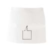 MI003 Colore Italiano Grembiule corto senza tasche 65% poliestere 35% cotone 195gr Thumbnail