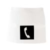 MI003 Colore Italiano Grembiule corto senza tasche 65% poliestere 35% cotone 195gr Thumbnail
