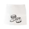 MI003 Colore Italiano Grembiule corto senza tasche 65% poliestere 35% cotone 195gr Thumbnail