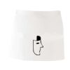 MI003 Colore Italiano Grembiule corto senza tasche 65% poliestere 35% cotone 195gr Thumbnail