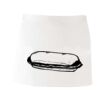 MI003 Colore Italiano Grembiule corto senza tasche 65% poliestere 35% cotone 195gr Thumbnail