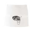 MI003 Colore Italiano Grembiule corto senza tasche 65% poliestere 35% cotone 195gr Thumbnail