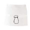 MI003 Colore Italiano Grembiule corto senza tasche 65% poliestere 35% cotone 195gr Thumbnail