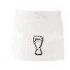 MI003 Colore Italiano Grembiule corto senza tasche 65% poliestere 35% cotone 195gr Thumbnail