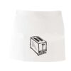 MI003 Colore Italiano Grembiule corto senza tasche 65% poliestere 35% cotone 195gr Thumbnail