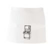 MI003 Colore Italiano Grembiule corto senza tasche 65% poliestere 35% cotone 195gr Thumbnail