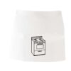 MI003 Colore Italiano Grembiule corto senza tasche 65% poliestere 35% cotone 195gr Thumbnail