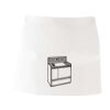 MI003 Colore Italiano Grembiule corto senza tasche 65% poliestere 35% cotone 195gr Thumbnail