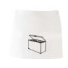 MI003 Colore Italiano Grembiule corto senza tasche 65% poliestere 35% cotone 195gr Thumbnail