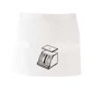 MI003 Colore Italiano Grembiule corto senza tasche 65% poliestere 35% cotone 195gr Thumbnail