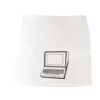 MI003 Colore Italiano Grembiule corto senza tasche 65% poliestere 35% cotone 195gr Thumbnail