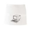 MI003 Colore Italiano Grembiule corto senza tasche 65% poliestere 35% cotone 195gr Thumbnail