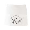 MI003 Colore Italiano Grembiule corto senza tasche 65% poliestere 35% cotone 195gr Thumbnail