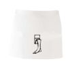 MI003 Colore Italiano Grembiule corto senza tasche 65% poliestere 35% cotone 195gr Thumbnail