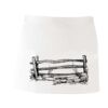 MI003 Colore Italiano Grembiule corto senza tasche 65% poliestere 35% cotone 195gr Thumbnail