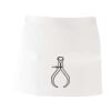 MI003 Colore Italiano Grembiule corto senza tasche 65% poliestere 35% cotone 195gr Thumbnail