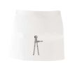 MI003 Colore Italiano Grembiule corto senza tasche 65% poliestere 35% cotone 195gr Thumbnail