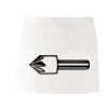 MI003 Colore Italiano Grembiule corto senza tasche 65% poliestere 35% cotone 195gr Thumbnail